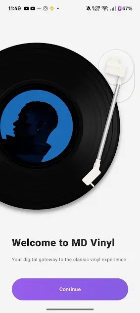 Screenshot of MD Vinyl Android