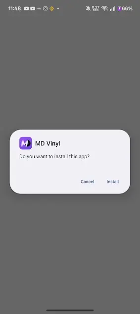 Screenshot of MD Vinyl Apk