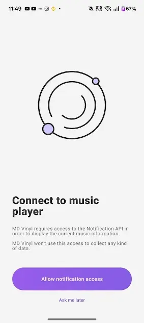 Screenshot of MD Vinyl Download